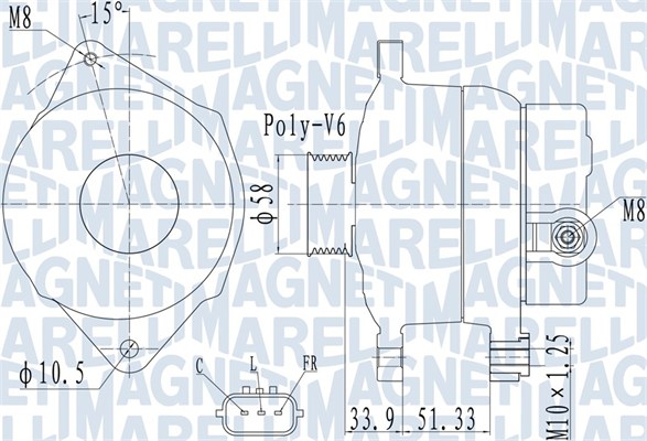 063732138010, Dynamo, Generátor, MAGNETI MARELLI, 37300-2B600, 37300-2B610, 155577110000, 2032160.1, 2243021102, 2609780, 28-5978, 501-02996, 553612RI, 986083520, AEK3366, AL02996, CAL32160, LRA03366, 155577110008, 2616564, 553612RIV, CAL32160GS, 155577110360, 443251, A0002616564