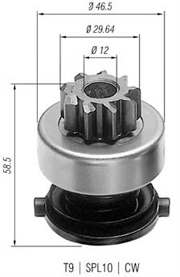 940113020136, Lite tannhjul, starter, Pastorek, startér, MAGNETI MARELLI, 1006209534, 1006209547, 133362, TMB554, 1006209554, 1006209549, 9001066242, 9001066247, 1006209559, 9001066248, 9001066476, 9001690111