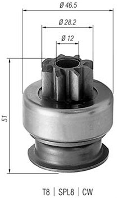940113020176, Lite tannhjul, starter, Pastorek, startér, MAGNETI MARELLI, 2331242670, 3132086030, 3614532510, 96063636, AM1518X25, M191T12070, 233542L70, M191T12071, 2335442L70, M191T12471, 2335704E10, MD611211, 132011, 1987BE0043