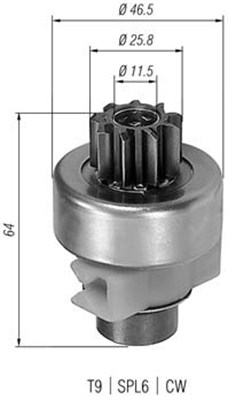 940113020247, Lite tannhjul, starter, Pastorek, startér, MAGNETI MARELLI, 9939915, 9940577, 9941300, 9941306, 132119, 1987BE0053, TMM901