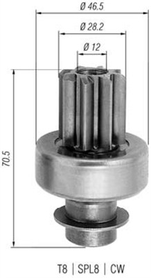 940113020276, Lite tannhjul, starter, Pastorek, startér, MAGNETI MARELLI, 23354T5000, M191T22571, 135572
