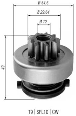 940113020354, Lite tannhjul, starter, Pastorek, startér, MAGNETI MARELLI, 1006209645, 230828, 1006209802, 1006209950, 1006209987
