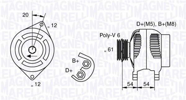 063321819010, Dynamo, Generátor, MAGNETI MARELLI, 46774430, 51727338, 51859058, 71780141, 71794807, 0986049610, 101210-0870, 105505090, 2030186.0, 218168852, 28-4546, 301697RI, 8EL738058-001, 9090334, 930713, CA1697IR, CAL30186, LRA02105, 101210-0871, 2030186.1, 28-5876, 301697RID, 986049610, CAL30186AS, LRA03264, 101210-1500, 301697RIR, CA2048IR, CAL30227, DAN1365