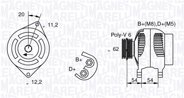 063731223010, Dynamo, Generátor, MAGNETI MARELLI, 46305329, 46445658, 46765836, 46769369, 60812535, 60816046, 71724853, 7782314, 71773261, 71792043, 0986042780, 101210-1880, 124415214, 20110418, 2030122.0, 210246, 2181481002, 28-3647, 301223RI, 437567, 501-01975, 8EL737298-001, 9042780, 933639, AL01975, CA1223IR, CAL10262AS, DRB2780, LEA0807, 124415015