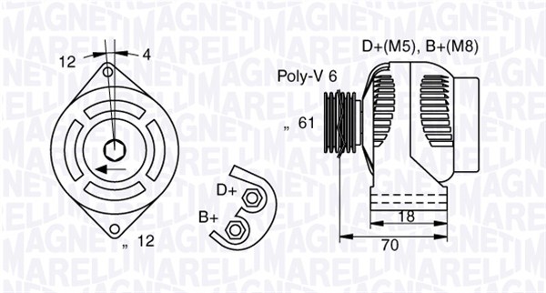 063377005010, Dynamo, Generátor, MAGNETI MARELLI, 31400-79J00, 71746673, 73501591, 31400-79J00-000, 71769230, 71789538, 71789539, 102211-8270, 135534140, 2281581402, 28-4926, 849164, 8EL738212-321, 930036, CAL30170, LEA1067, CA1995IR, CAL30170AS, DAN1062, LRA02808, DAN514