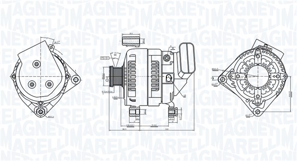 Dynamo - 063377578010 MAGNETI MARELLI - 12317605060, 12317610260, 7605060