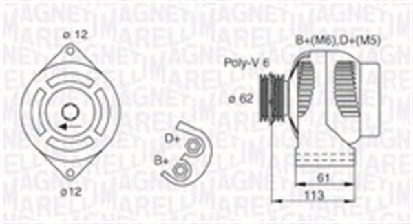 063731885010, Dynamo, Generátor, MAGNETI MARELLI, 1204436, 71773263, 13117341, 71784513, 6204188, 73503235, 6204294, 93169258, 93180102, 95520875, R1530100, YM13117340, 0986049530, 101210-1890, 135534120, 2030163.0, 210324, 2281581202, 284927, 301885RI, 440442, 8EL738211-631, 9090207, 934263, CAL30163, F0A42A07022, LRA02809, 1022118260, 2030163.1, 28-4927