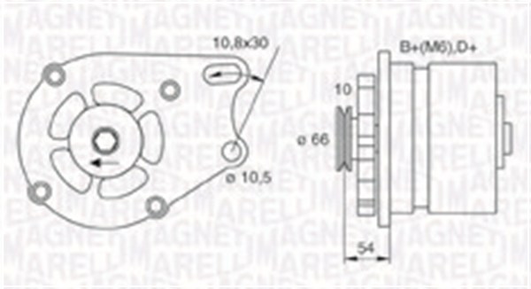 063730893010, Dynamo, Generátor, MAGNETI MARELLI, 46231650, 46472225, 46528045, 71721180, 7704356, 7711092, 0986039501, 11201355, 20110188, 2030110.0, 210023, 218130552, 28-0634, 30893RI, 437370, 501-00442, 8EL731727-001, 9039501, 939501, A12555E, AL00442, CA893IR, CAL21119, DAN618, LEA1064, MG0608, 2030110.1, 218195652, 281832, 30893RIR