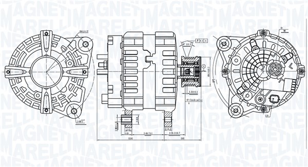 063736381010, Dynamo, Generátor, MAGNETI MARELLI, 23100-4EA0A, 12061144, 2273361502, 28-7585, 443202, 501-03531, 554592RI, 89215894, 986084070, A0594S, AEK3975, AL03531, CAL10560, F000BL08E0, LRA03975, 444243, 554592RIB, CAL10560GS, F000BL0825