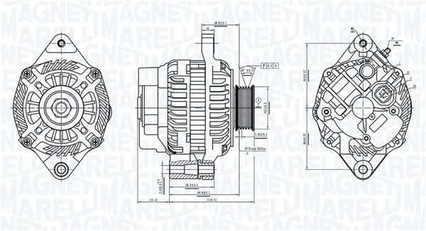 Dynamo - 063736439010 MAGNETI MARELLI - 31400-71L00, A005TG1991, 31400-71L01