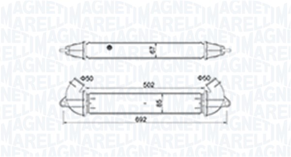 351319204610, Intercooler, Chladič turba, MAGNETI MARELLI, 46779532, 46849068, 51718953, 0704.3018, 17004271, 30140, 709.027, 818712, 8ML376776-291, 96736, FT4271