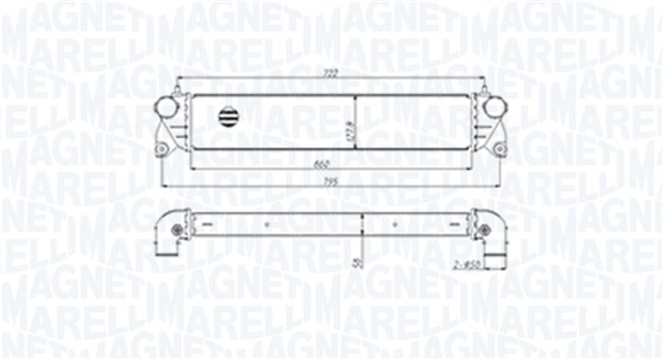 351319205300, Intercooler, Chladič turba, MAGNETI MARELLI, 13620-79J50, 71746638, 13620-79J51, 71747517, 0704.3136, 30369, 52004701, 709.059, 818348, 96483, FT4461