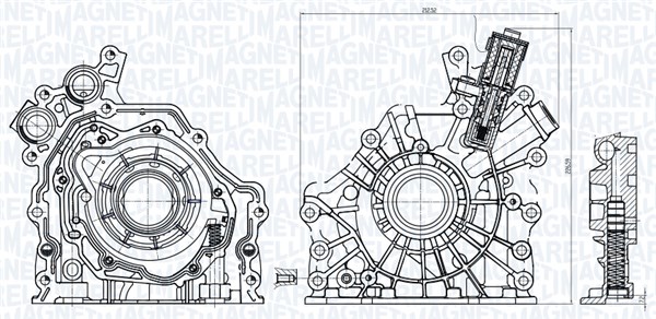 351516000084, Oljepumpe, Pumpa olej., MAGNETI MARELLI, 1614411380, 2012650, 3645858, GM5Q6600AA, GM5Q-6600-AA, 7.07919.15.0, LP2390, MOTOP8388, OP415