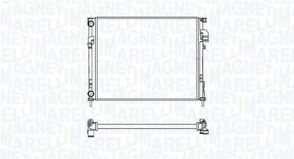Radiator, motorkjøling - 350213181600 MAGNETI MARELLI - 21400-00QAS, 4408645, 7700312899