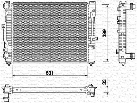 350213712000, Radiator, motorkjøling, Chladič, chlazení motoru, MAGNETI MARELLI, 4B0121251G, 8D0121251AC, 8D0121251AT, 8D0121251BA, 8D0121251BH, 8D0121251BJ, 8D0121251E, 8D0121251K, 8D0121251P, 8D0121251Q, 0110.2003, 03002123, 102.018, 1.40.13115.534, 58259, 60299, 731537, 8MK376720-591, AI2189, CR647000S, DRM02020, AIA2123