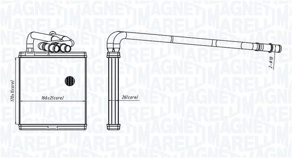 350218454000, Varmeveksler, kupeoppvarming, Výměník tepla, vnitřní vytápění, MAGNETI MARELLI, 1573046, 8V5118B539AA, 1740613, 1743436, 0605.3034, 18006455, 54343, 71771, 811510, 8FH351315-594, AH197000S, FDA6455