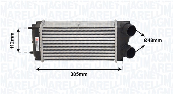 351319205090, Intercooler, Chladič turba, MAGNETI MARELLI, 0384H5, E256078, 0703.3010, 30860, 40004299, 706.024, 817845, 8ML376700-511, 96718, PEA4299