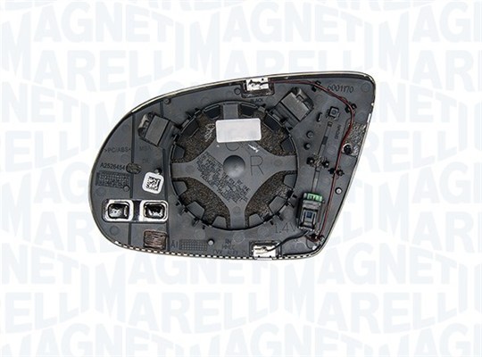 Speilglass, ytterspeil - 182209015400 MAGNETI MARELLI - 4H0857536D, MG00916