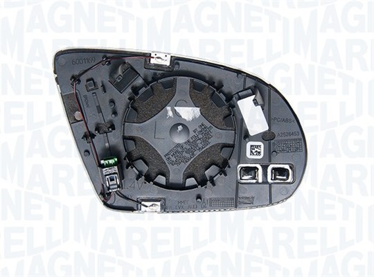 Speilglass, ytterspeil - 182209015500 MAGNETI MARELLI - 4H0857535E, MG00917