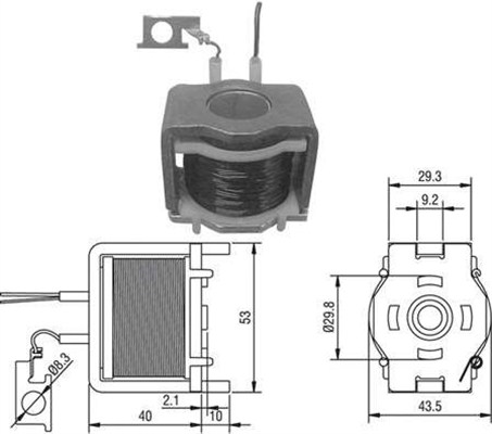 Innslag, starter - 940113050024 MAGNETI MARELLI - 128000714, 128000938