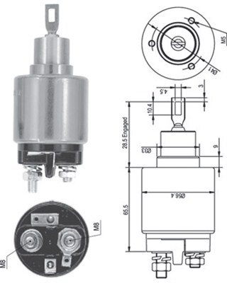 Innslag, starter - 940113050125 MAGNETI MARELLI - 9000082058, 9330081041