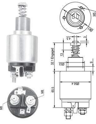 Innslag, starter - 940113050129 MAGNETI MARELLI - 0001212204, 0331303004, 130474