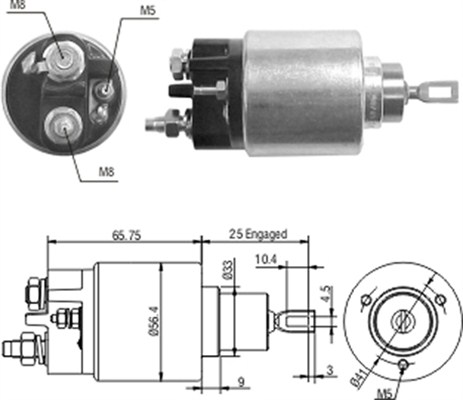 Innslag, starter - 940113050208 MAGNETI MARELLI - 137612, F000SH0125, F000SH0131