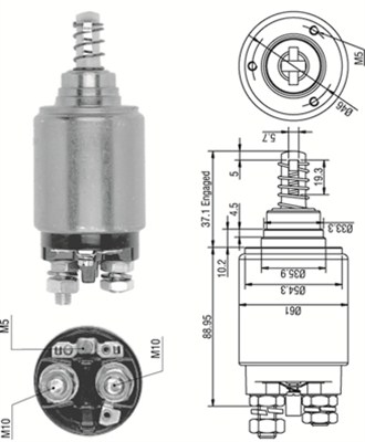 940113050252, Innslag, starter, Elektromagnetický spínač, startér, MAGNETI MARELLI, 9959805, 0001358049, 0331401038, 130302, 0331401045, 0331402002, 0331402003, 0331402202, 0331402502, 0331402503, 9330081030