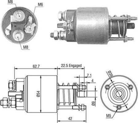 Innslag, starter - 940113050470 MAGNETI MARELLI - 9948651, 234733