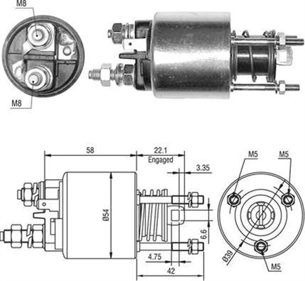 Innslag, starter - 940113050497 MAGNETI MARELLI - 9945557, 137190