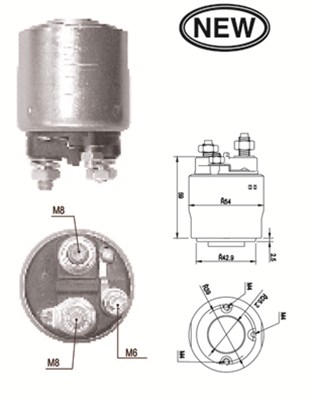 Innslag, starter - 940113050562 MAGNETI MARELLI - BG3A11391AA, 237686, 494813