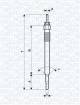 Glødeplugg - 062900086304 MAGNETI MARELLI - 367102F100, 36710-2F100, 367102F101