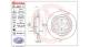 Bremseskive - 360406120001 MAGNETI MARELLI - 1664230012, A1664230500, 1664230500