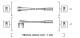 Tennplugg kabelsett - 941318111145 MAGNETI MARELLI - RB28, T541B, ZEF799