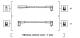 Tennplugg kabelsett - 941318111233 MAGNETI MARELLI - BOU303, T418S, BOU-303