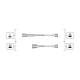 Tennplugg kabelsett - 941319170113 MAGNETI MARELLI - BOU2351, BOU-2351