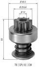 Lite tannhjul, starter - 940113020098 MAGNETI MARELLI - 1006209406, TMB450, 1006209428