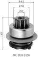 Lite tannhjul, starter - 940113020260 MAGNETI MARELLI - 1006209578, 135464, 1006209923