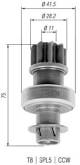 Lite tannhjul, starter - 940113020316 MAGNETI MARELLI - 3132051A10, 0283005800, 135651