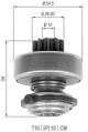 Lite tannhjul, starter - 940113020323 MAGNETI MARELLI - 1006209560, 131434, 1006209569