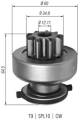 Lite tannhjul, starter - 940113020349 MAGNETI MARELLI - 9948135