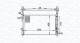 Radiator, motorkjøling - 350213151700 MAGNETI MARELLI - A1695000403, A1695000003, A1695000404