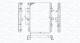 Radiator, motorkjøling - 350213199400 MAGNETI MARELLI - 133054, 1331.EE, 1331EA