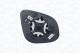 Speilglass, ytterspeil - 182209012100 MAGNETI MARELLI - 963664943R, 6471698, L-1117