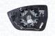 Speilglass, ytterspeil - 182201553700 MAGNETI MARELLI - 575857521C, 6481094, L-1259