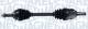 Drivaksel - 302004190264 MAGNETI MARELLI - 4342013060, 4342013061, 259078